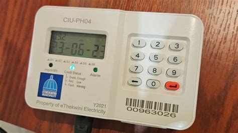 prepaid electricity token not loading